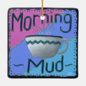ochtendmodder keramisch ornament (Achterkant)