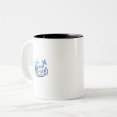 ochtendmok tweekleurige koffiemok (Voorkant links)