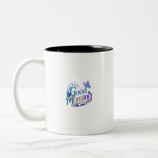 ochtendmok tweekleurige koffiemok (Links)