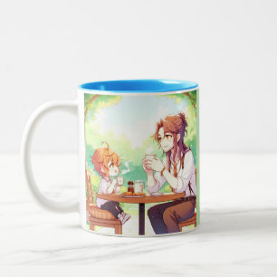 Ochtendmomenten - Chibi vader & kind koffie Mok