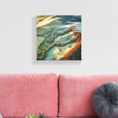 Ochtendnevel boven Rolling Hills Canvas Afdruk (Insitu (Woonkamer))