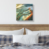 Ochtendnevel boven Rolling Hills Canvas Afdruk (Insitu (Slaapkamer))