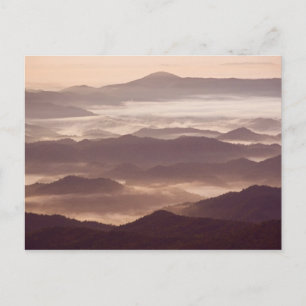 Ochtendnevel in de zuidelijke Appalachen Briefkaart