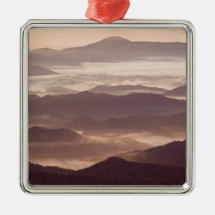 Ochtendnevel in de zuidelijke Appalachen Metalen Ornament