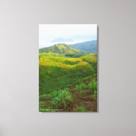 Ochtendnevel Mist Nevelig Heellandschap Fotografie Canvas Afdruk