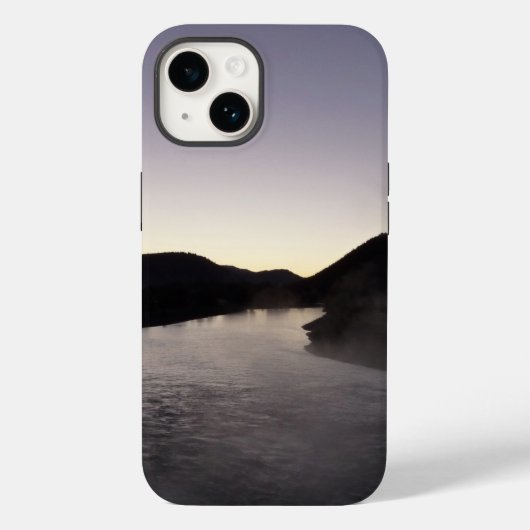 Ochtendnevel op de Jackson-rivier bij Grand Teton Case-Mate iPhone Case (Achterkant)