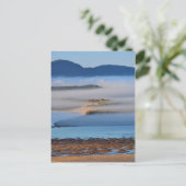 Ochtendnevel over Netarts Bay, OR Briefkaart (Staand voorkant)