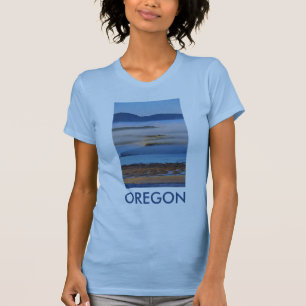 Ochtendnevel over Netarts Bay, OR T-shirt