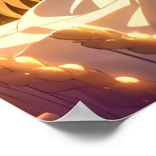 Ochtendoogst: Anime Fields Poster (Hoek)