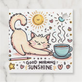 "Ochtendperfectie" Bedankjes Labels (Achterkant)