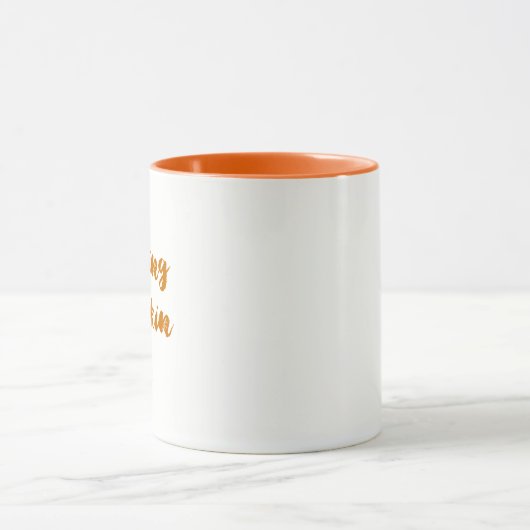 ochtendpompoen mok (Midden)