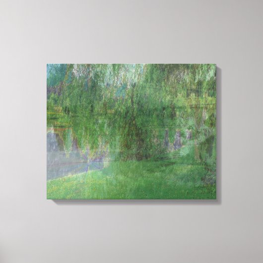Ochtendreflecties Canvas Afdruk (Voorkant)