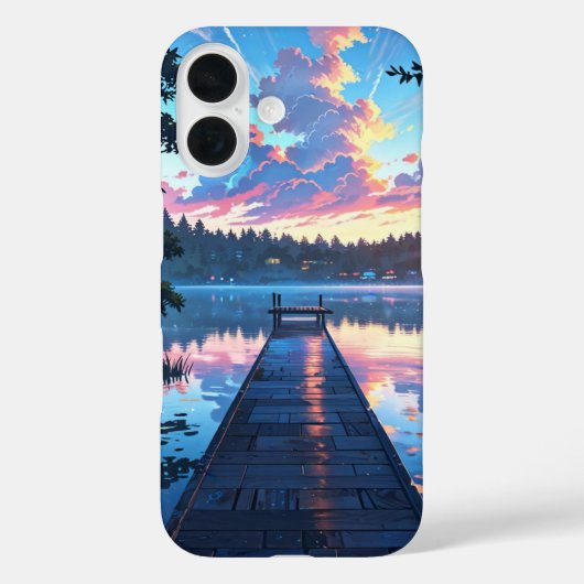 Ochtendreflecties op het meer Case-Mate iPhone case (Achterkant)
