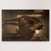Ochtendrit | Paard Kunst | Puzzel (Horizontaal)