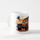 Ochtendroutine met de ultieme coole auto-Mok! Koffiemok (Voorkant links)