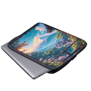Ochtendrust over Fuji Laptop Sleeve