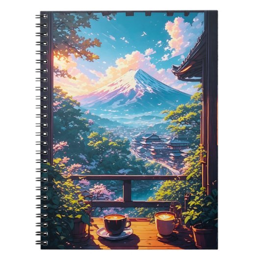 Ochtendrust rond Fuji Notitieboek (Voorkant)