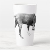 Ochtendscout - Snuffelritje Latte Mok (Voorkant)