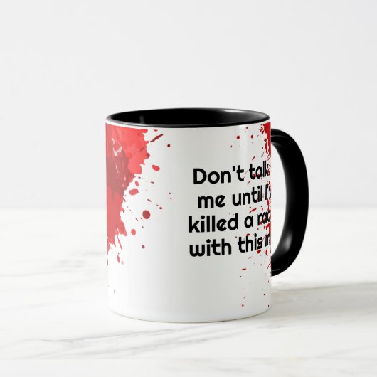 Ochtendspits 2 mok (Voorkant rechts)