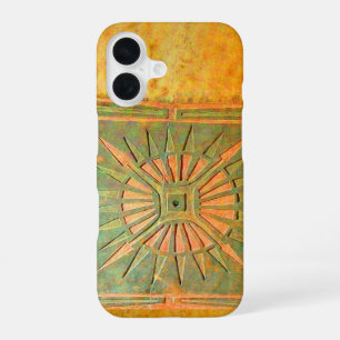 Ochtendster, Geel, Bruin Groen iPhone 16 Hoesje