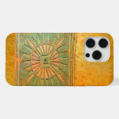 Ochtendster ,Geel,Bruin,Wit iPhone Hoesje (Achterkant horizontaal)