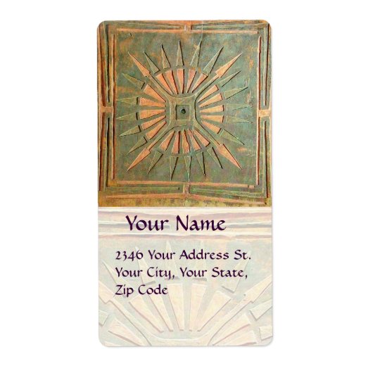 OCHTENDSTER, groen, bruin geel wit Etiket (Voorkant)