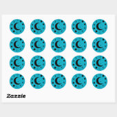 Ochtendster Ronde Sticker (Vel)