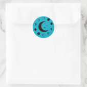 Ochtendster Ronde Sticker (Tas)