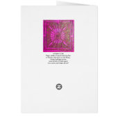 Ochtendster Roze, Fuchsia Zwart, Monogram (Achterkant)
