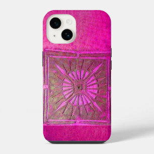 Ochtendster , Roze,Zwart,Fuchsia iPhone 14 Hoesje