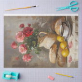 Ochtendthee met Rozen Decoupage Tissue Paper Tissuepapier (Craft)