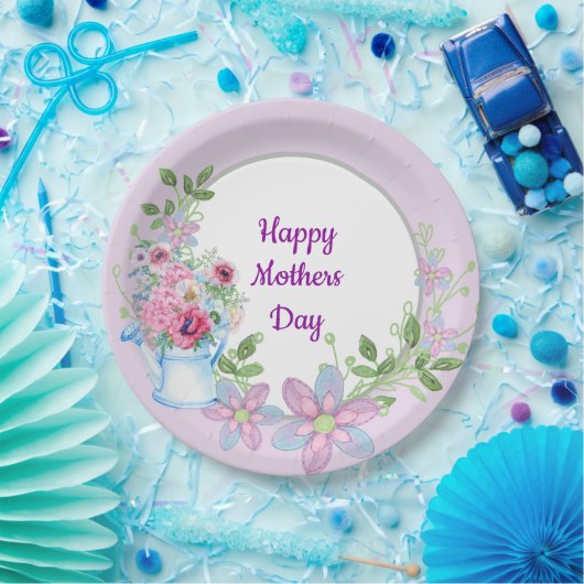 Ochtendtuin Gelukkige Moeders Dag Papieren Bordje (Feest)