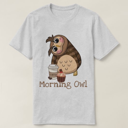 Ochtenduil T-shirt (Design voorkant)