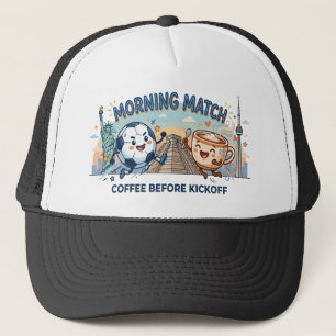 Ochtendvoetbalwedstrijd Koffie Trucker Pet