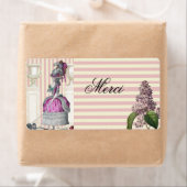 Ochtendwandeling langs de Champs-Élysées merci Etiket (Insitu)