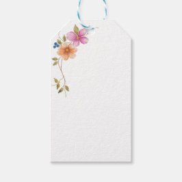 Ochtendweide Bloesems Cadeaulabel