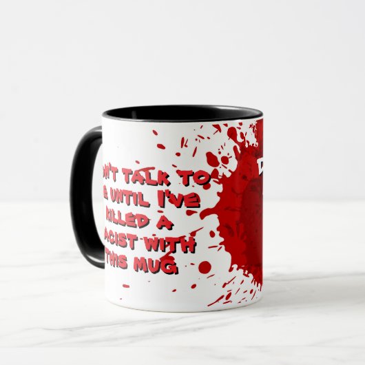 Ochtendwoede Mok (Voorkant links)