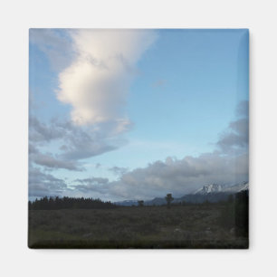 Ochtendwolken bij Grand Teton National Park Magneet