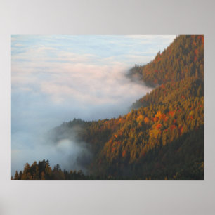 Ochtendwolken Pieniny Poster