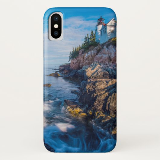 Ochtendzon bij Bass Harbor Lighthouse Case-Mate iPhone Case (Achterkant)
