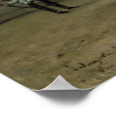 Ochtenoefening in de Hofreitschule Poster (Hoek)