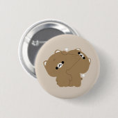 Ocicat Cat Couple Ronde Button 5,7 Cm (Voorkant /achterkant)