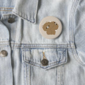 Ocicat Cat Couple Ronde Button 5,7 Cm (In situ)