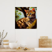 Ocicat Cat Poster (Keuken)