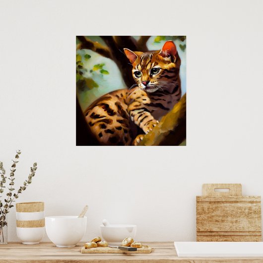 Ocicat Cat Poster (Keuken)