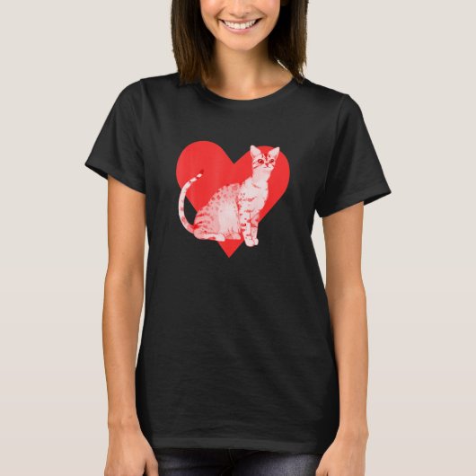 Ocicat Cat T-shirt (Voorkant)