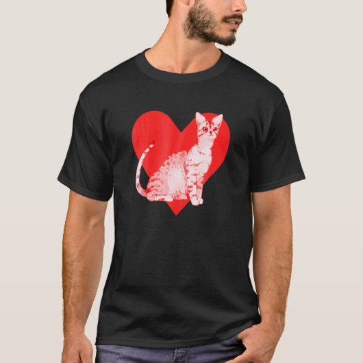 Ocicat kat t-shirt (Voorkant)