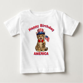 Ocicat Kitten (1q) Patriottisch Kinder T-shirt
