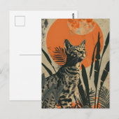 Ocicat  Kunst Briefkaart (Voorkant / Achterkant)