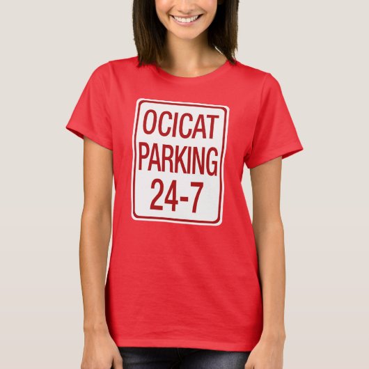 Ocicat Parkeren T-shirt (Voorkant)
